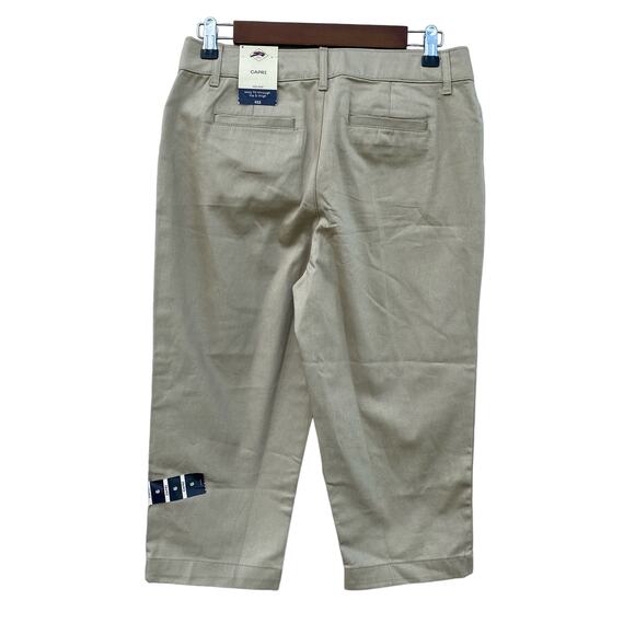 New St John's Bay Biscotti Secretly Slender Women's Mid Rise Capris Pants Size 6 - Picture 5 of 8
